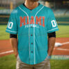 Miami Dolphins Team Baseball Jersey, Game Day Baseball Jersey