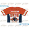 Denver Broncos Crotop Mesh Football, Game Day Crotop Mesh Football