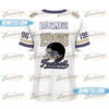 Baltimore Football Jersey, Retro Baltimore Game Day Football Jersey