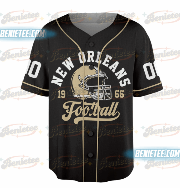 New Orleans Saints Team Baseball Jersey, Game Day Baseball Jersey