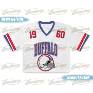 Buffalo Croptop Mesh Football, Retro Game Day Croptop Mesh Football