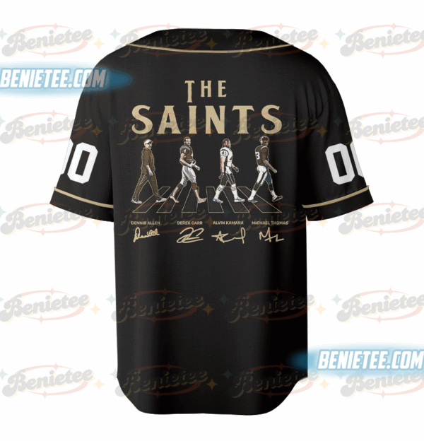 New Orleans Saints Team Baseball Jersey, Game Day Baseball Jersey