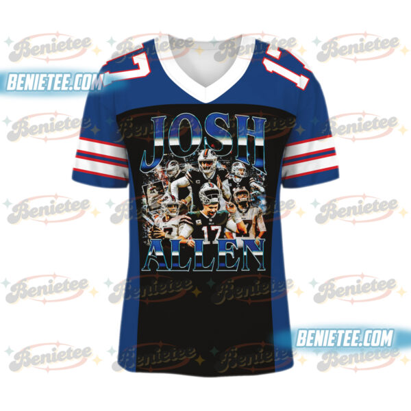 Josh Allen Football Jersey, Josh Allen Bootleg Game Day Football Jersey