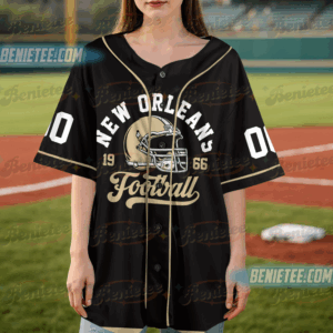 New Orleans Saints Team Baseball Jersey, Game Day Baseball Jersey