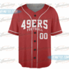 San Francisco 49ers Team Baseball Jersey, Game Day Baseball Jersey