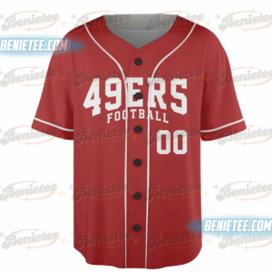 San Francisco 49ers Team Baseball Jersey, Game Day Baseball Jersey
