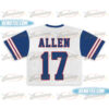 Josh Allen Football Jersey, Game Day Buffalo Footbal Jersey
