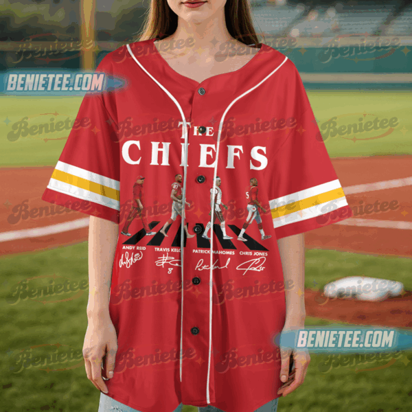 Kansas City Chiefs Team Baseball Jersey, Game Day Baseball Jersey