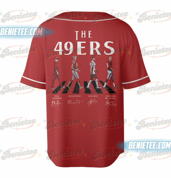 San Francisco 49ers Team Baseball Jersey, Game Day Baseball Jersey