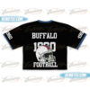 Buffalo Game Day Croptop Mesh Football, Bills Game Day Croptop Mesh Football