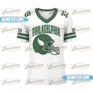 Philadelphia Game Day Football Jersey, Retro Clipart Football Jersey
