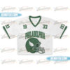 Philadelphia Game Day Croptop Mesh Football, Retro Clipart Croptop Mesh Football