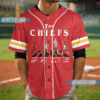 Kansas City Chiefs Team Baseball Jersey, Game Day Baseball Jersey