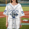 Dallas Cowboys Baseball Jersey, Vintage Retro Cowboys Baseball Jersey