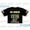 Los Angeles Game Day Croptop Mesh Football, Los Angeles Football Fan Gifts Croptop Mesh Football