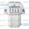 Dallas Cowboys Baseball Jersey, Vintage Retro Cowboys Baseball Jersey