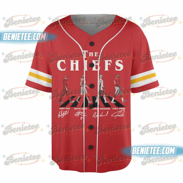 Kansas City Chiefs Team Baseball Jersey, Game Day Baseball Jersey