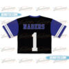 Malik Nabers Night Night Crotop Mesh Football, New York Football Throwback Crotop Mesh Football