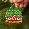 The Grinch Ornament, Merry Grinchmas Ornament, Green Monster Couple Christmas Ornament, Green Couple Ornament Anniversary Gift