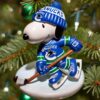 Vancouver Canucks Hockey Snoopy Ornament