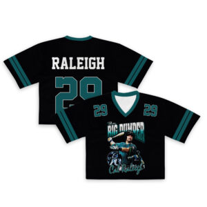 Cal Raleigh The Big Dumper Oversized Bootleg Mariners Croptop Football Jersey