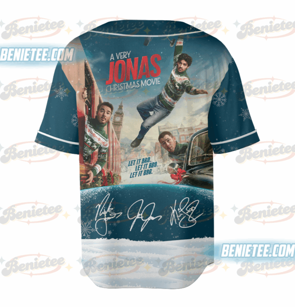 A Very Jonas Christmas Movie 2025 Baseball Jersey