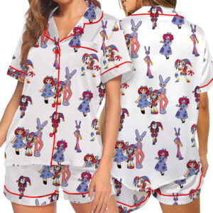 The Amazing Digital Circus PJM Set, Funny Circus Characters Pajamas Short