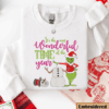Embroidered Grinch Christmas Sweatshirt, It's The Most Wonderful Time Of The Year Christmas Shirt