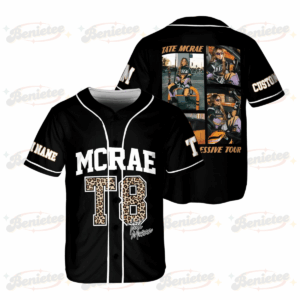 Customized Miss Possessive Tour 2025 McRae Baseball Jersey, T8 Leopard Jersey, Tate McRae Tour Outfit,