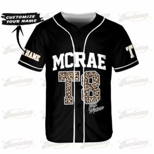 Customized Miss Possessive Tour 2025 McRae Baseball Jersey, T8 Leopard Jersey, Tate McRae Tour Outfit,