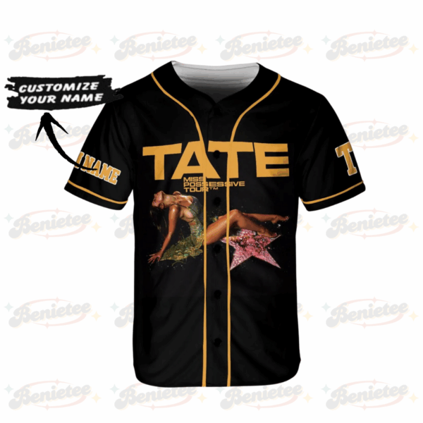 Personalized Tate Mcrae Miss Posessive Baseball Jersey, T8 Mcrae Jersey