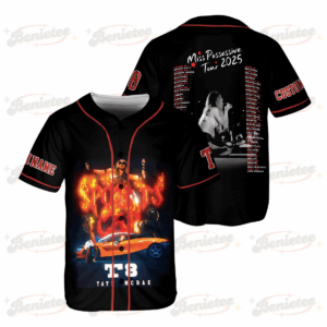 Personalized Miss Possessive Tour Baseball Jersey, Tate Mcrae T8 Concert Jersey
