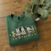 EMBROIDERED Mickey and Friends Christmas Sweatshirt, Mickey Minnie Donald Goofy Pluto Xmas Tee, Disney Family Holiday Sweater, ESL602