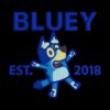 Bluey embroidered kid and adult sweatshirts.