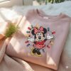 Embroidered Minnie Mouse Christmas Sweatshirt, Disney Holiday Embroidered Crewneck, Disney Family Christmas Shirts, Disneyland Christmas