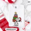 Embroidered Snoopy Christmas Sweatshirt: Holiday Festive Style
