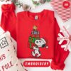 Embroidered Snoopy Christmas Sweatshirt: Holiday Festive Style