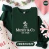 Mickey & Co 1928 Embroidered Sweatshirt, Disney Sweatshirt, Retro Mickey And Co, Disneyworld Shirts, Disney Vacation Shirt, Disneyland Shirt