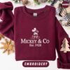 Mickey & Co 1928 Embroidered Sweatshirt, Disney Sweatshirt, Retro Mickey And Co, Disneyworld Shirts, Disney Vacation Shirt, Disneyland Shirt