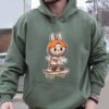 Embroidered LABUBU Crewneck, LABUBU Sweatshirt, Cute Monster Embroidery Shirt, Streetwear Cartoon Sweater, Kawaii LABUBU Gift