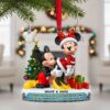 Mickey Mouse Christmas Ornament, Disney Christmas Tree Decoration Gifts, Disney Couple Ornament