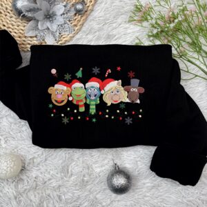 Christmas Magical Land Trip Sweatshirt, Muppets Friend Sweaters, Santa Piggy Christmas Sweatshirt, Christmas Gift