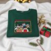 Embroidered No Cheeses For Us Meeces Christmas Disney Sweatshirt, The Muppets Christmas Embroidered Sweatshirt, Funny Rizzo Gonzo Xmas