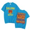 Kanye West College Dropout Inspired T-Shirt - Unisex, Multi-Color, Pure Cotton, Short Sleeve, High-Quality Graphic Tee