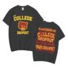 Kanye West College Dropout Inspired T-Shirt - Unisex, Multi-Color, Pure Cotton, Short Sleeve, High-Quality Graphic Tee