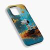 Snoopy Fall Leaves Phone Protective Cover, Cute Dog Autumn Hard Shell Case Phone