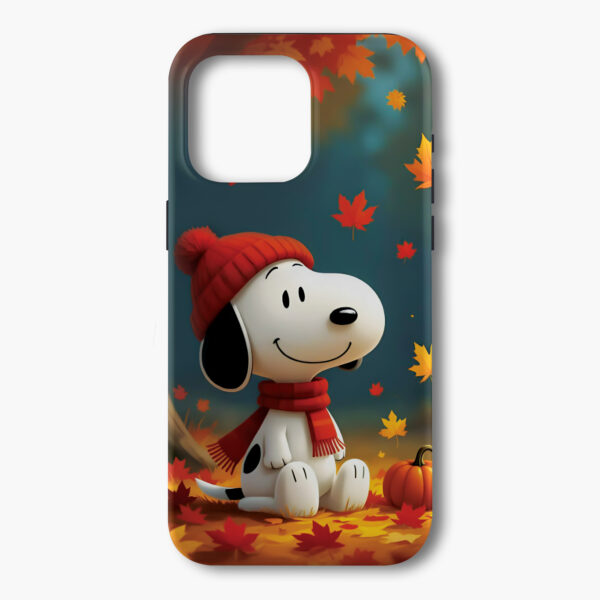 Snoopy Tough Phone Case, Snoopy Fall Design Case Phone