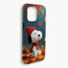 Snoopy Tough Phone Case, Snoopy Fall Design Case Phone