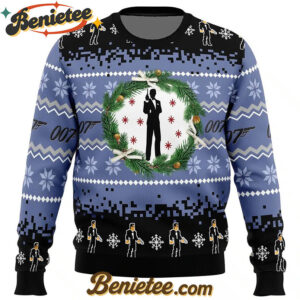 007 James Bond Ugly Christmas Sweater