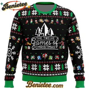 12 Games of Christmas Ugly Christmas Sweater